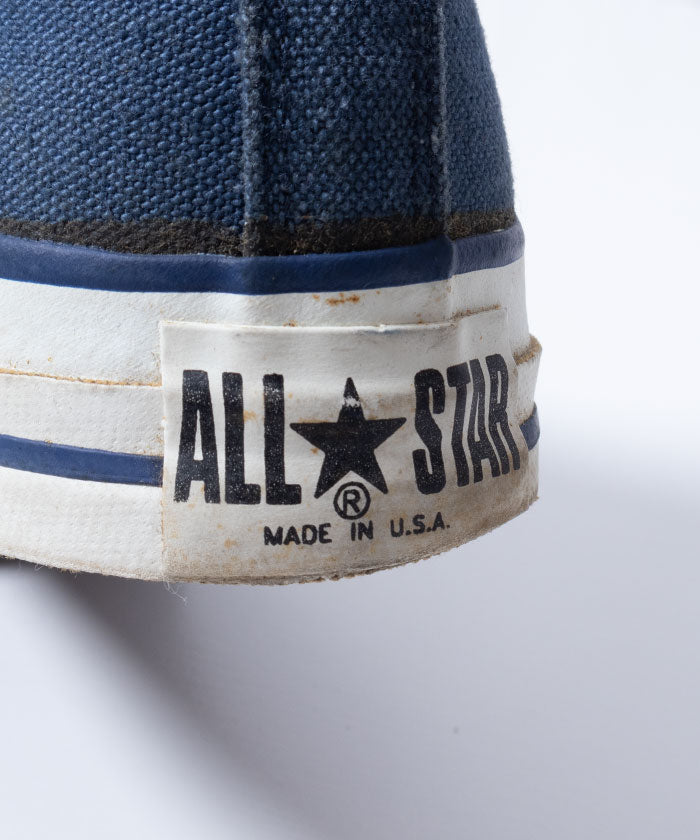 1990’s CONVERSE ALLSTAR HICUT SNEAKER - NAVY / アメリカ製 コンバース オールスター ハイカットスニーカー ネイビー 9サイズ