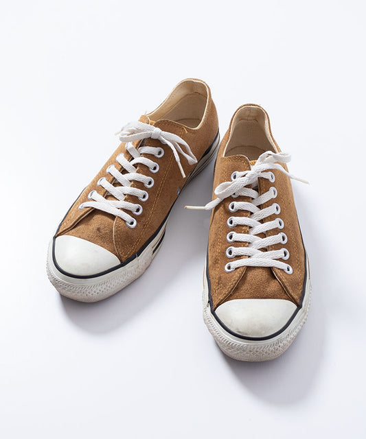 1990’s CONVERSE ALLSTAR LOWCUT SUEDE SNEAKER - CAMEL / アメリカ製 コンバース オールスター ローカットスエードスニーカー 8Hサイズ