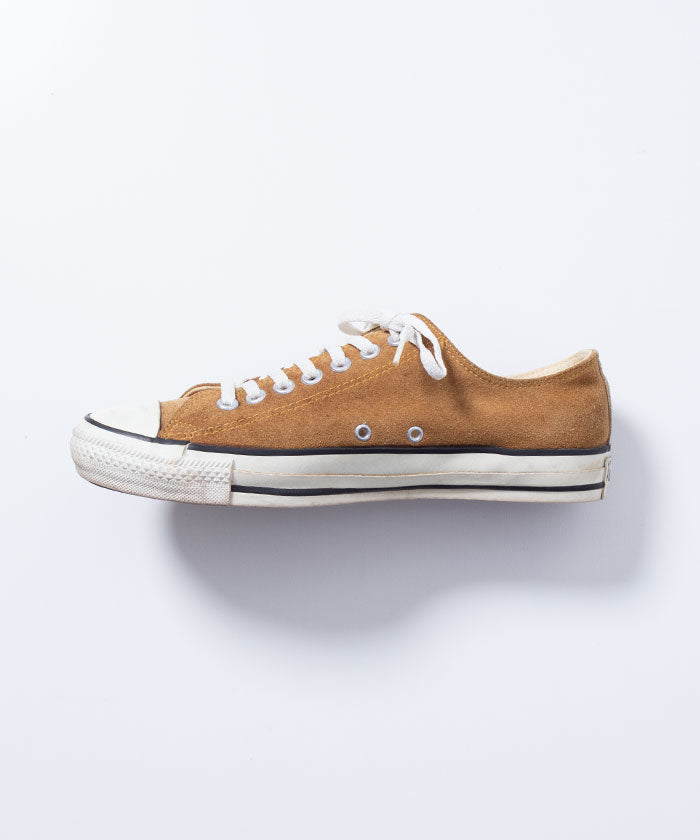 1990’s CONVERSE ALLSTAR LOWCUT SUEDE SNEAKER - CAMEL / アメリカ製 コンバース オールスター ローカットスエードスニーカー 8Hサイズ