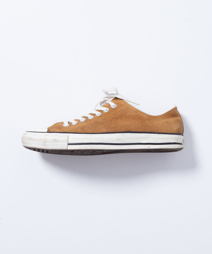 1990’s CONVERSE ALLSTAR LOWCUT SUEDE SNEAKER - CAMEL / アメリカ製 コンバース オールスター ローカットスエードスニーカー 8Hサイズ