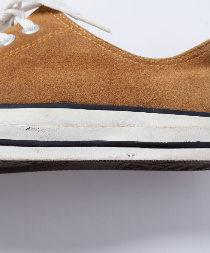 1990’s CONVERSE ALLSTAR LOWCUT SUEDE SNEAKER - CAMEL / アメリカ製 コンバース オールスター ローカットスエードスニーカー 8Hサイズ