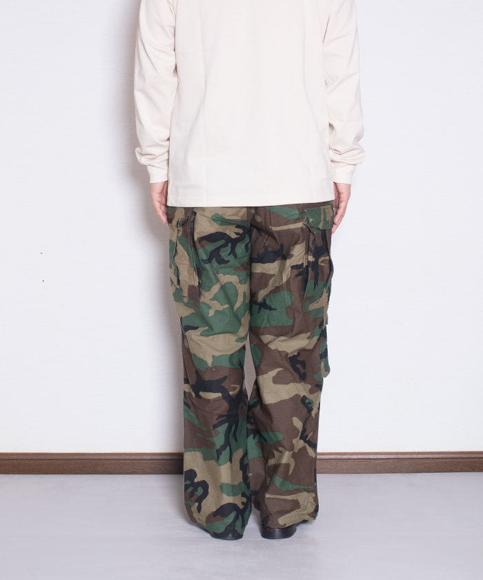 1980’s U.S ARMY M65 FIELD PANTS WOODLAND CAMO DEAD STOCK / アメリカ軍 M65フィールドパンツ カモフラージュ デッドストック アメリカ製 軍モノ 古着 ビンテージ ヴィンテージ 通販 オンラインショップ