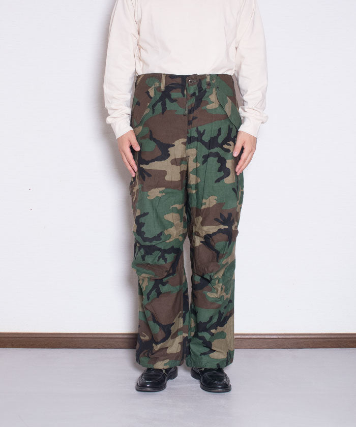 1980’s U.S ARMY M65 FIELD PANTS WOODLAND CAMO DEAD STOCK / アメリカ軍 M65フィールドパンツ カモフラージュ デッドストック アメリカ製 軍モノ 古着 ビンテージ ヴィンテージ 通販 オンラインショップ