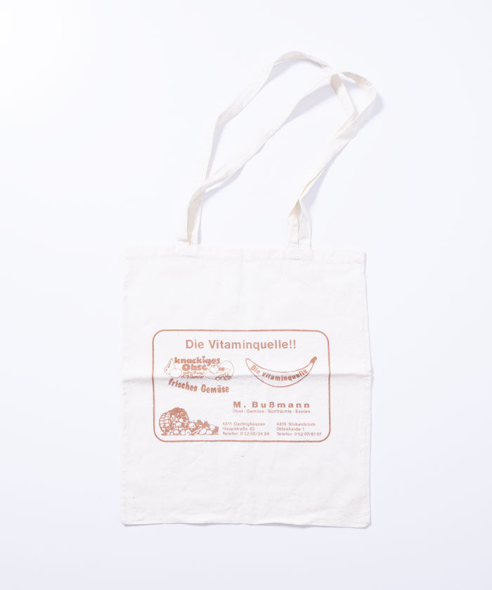 VINTAGE COTTON REUSABLE BAG / ヴィンテージ コットン エコバッグ ユーロ 古着