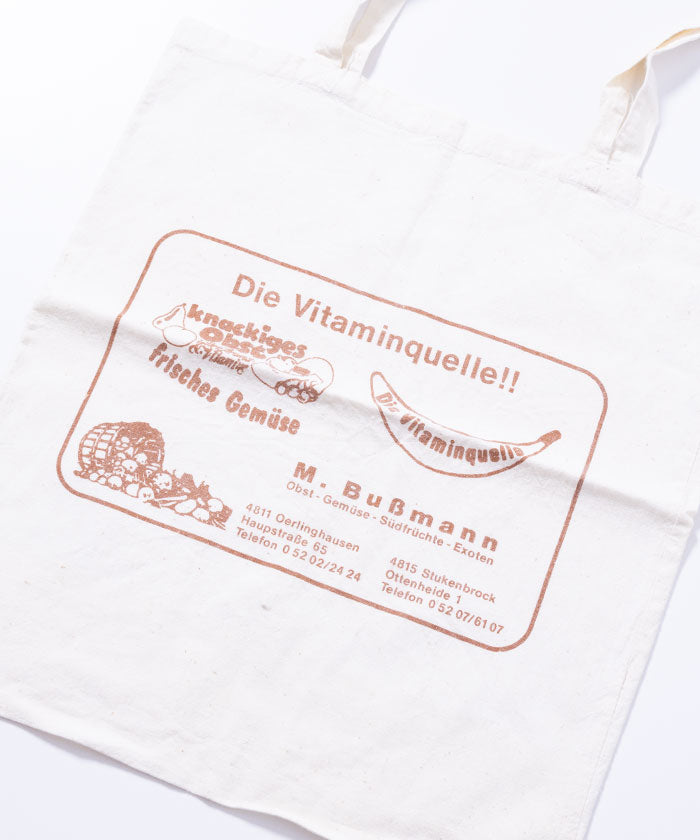 VINTAGE COTTON REUSABLE BAG / ヴィンテージ コットン エコバッグ ユーロ 古着