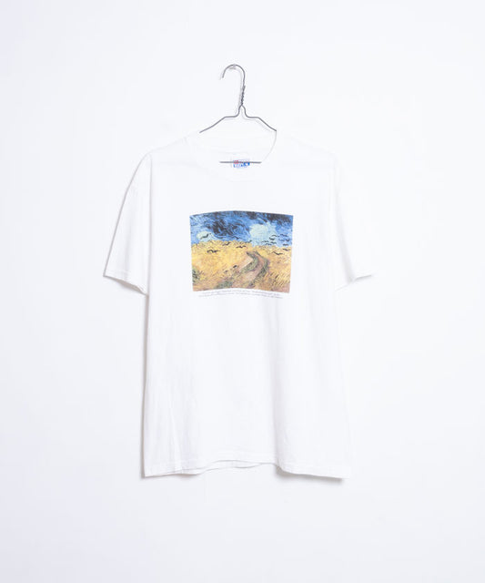 1990's VINCENT VAN GOGH LACMA WHEATFIELD WITH CROWS ART TEE