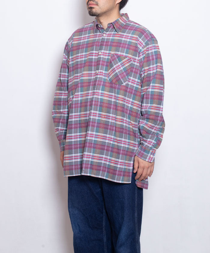 1960's  REST' THEL FRENCH GRANDPA SHIRT / グランパシャツ フランス製