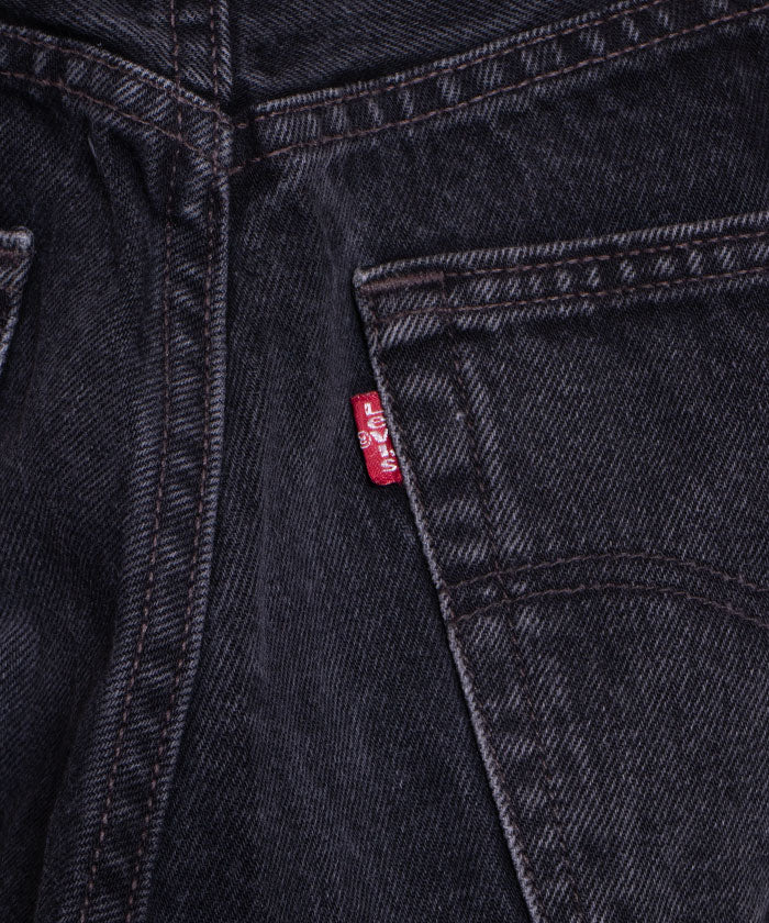 Denim negro 501 de Levi de 1990 en EE. UU. -W32 L34