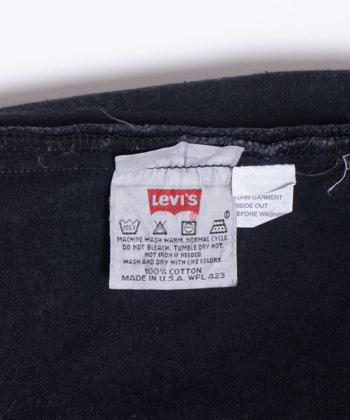 Denim negro 501 de Levi de 1990 en EE. UU. -W36 L30