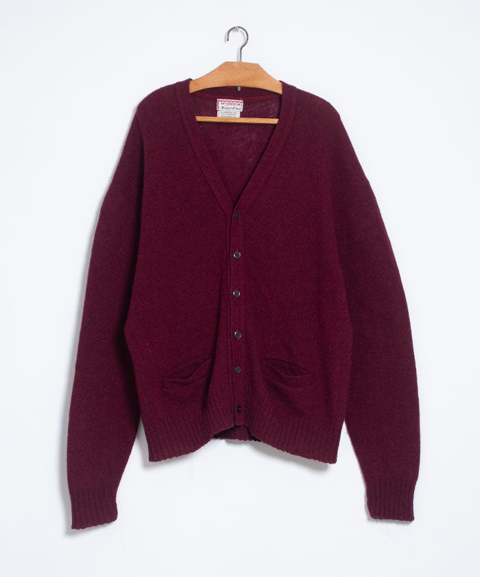 1960’s McGREGOR ROYAL CLAN SHETLAND WOOL KNIT CARDIGAN / 60s マクレガー アメリカ製 シェットランドウールニット カーディガン