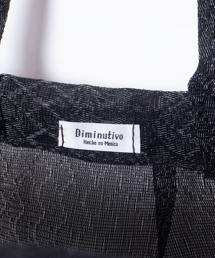 【Diminutivo】MESH BAG - BLACK / ディミヌティーボ メッシュバッグ メキシコバッグ