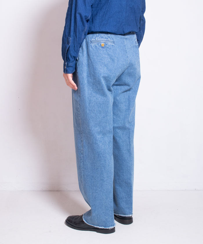 NEAT CHINO AMERICAN SEAISLAND COTTON DENIM - BLUE - A'r139 Kamakura