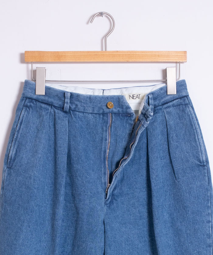 NEAT CHINO AMERICAN SEAISLAND COTTON DENIM - BLUE - A'r139 Kamakura