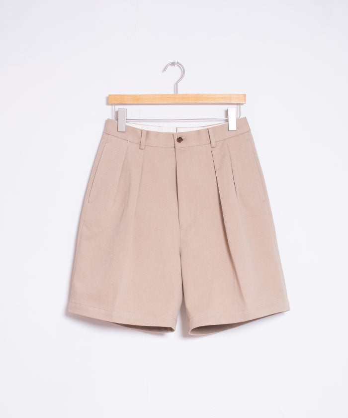 【NEAT】2024SS THREE TIMES NIDOM NEAT CHINO SHORTS - BEIGE / ニート スリータイムズ ニドム ニートチノショーツ