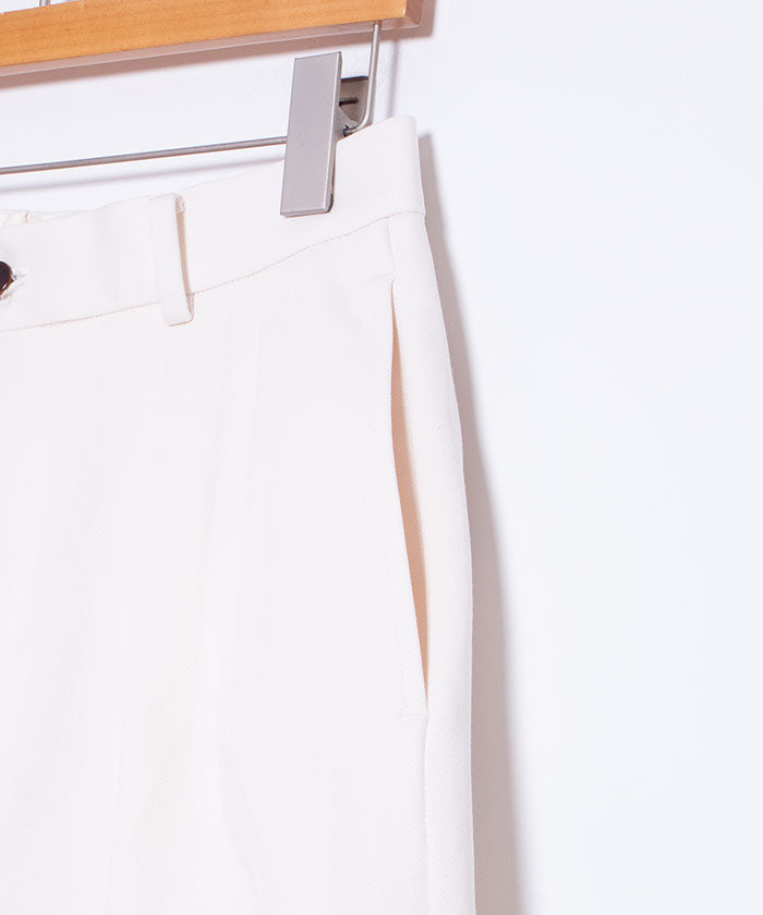 【NEAT】2024SS THREE TIMES NIDOM NEAT CHINO SHORTS - IVORY / ニート スリータイムズ ニドム ニートチノショーツ