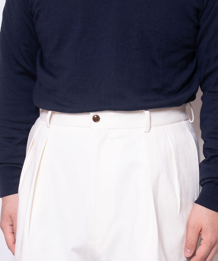 【NEAT】2024SS THREE TIMES NIDOM NEAT CHINO SHORTS - IVORY / ニート スリータイムズ ニドム ニートチノショーツ