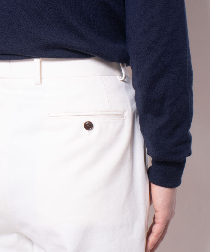 【NEAT】2024SS THREE TIMES NIDOM NEAT CHINO SHORTS - IVORY / ニート スリータイムズ ニドム ニートチノショーツ