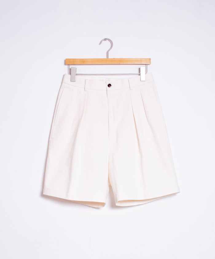 【NEAT】2024SS THREE TIMES NIDOM NEAT CHINO SHORTS - IVORY / ニート スリータイムズ ニドム ニートチノショーツ