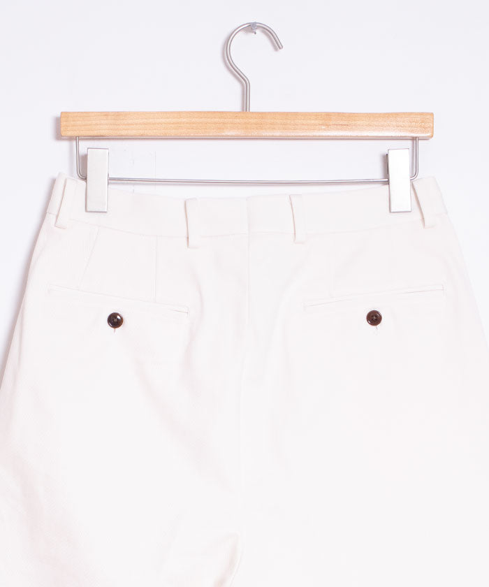 【NEAT】2024SS THREE TIMES NIDOM NEAT CHINO SHORTS - IVORY / ニート スリータイムズ ニドム ニートチノショーツ