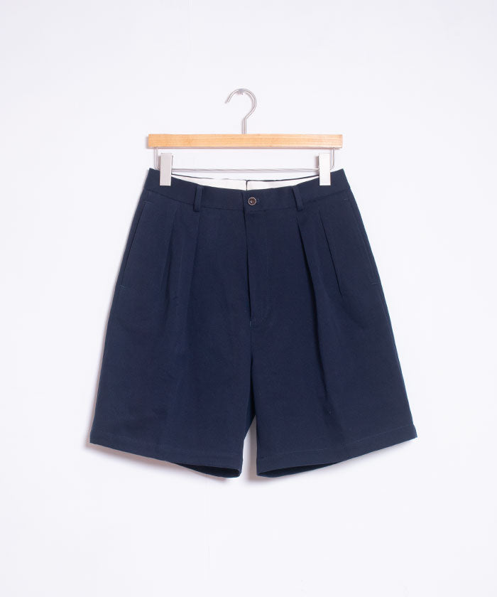 【NEAT】2024SS THREE TIMES NIDOM NEAT CHINO SHORTS - NAVY / ニート スリータイムズ ニドム ニートチノショーツ