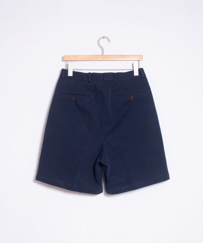 【NEAT】2024SS THREE TIMES NIDOM NEAT CHINO SHORTS - NAVY / ニート スリータイムズ ニドム ニートチノショーツ