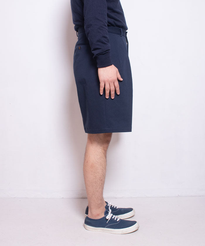 【NEAT】2024SS THREE TIMES NIDOM NEAT CHINO SHORTS - NAVY / ニート スリータイムズ ニドム ニートチノショーツ