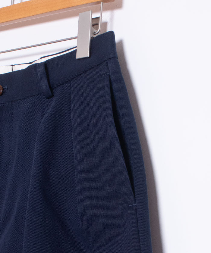 【NEAT】2024SS THREE TIMES NIDOM NEAT CHINO SHORTS - NAVY / ニート スリータイムズ ニドム ニートチノショーツ