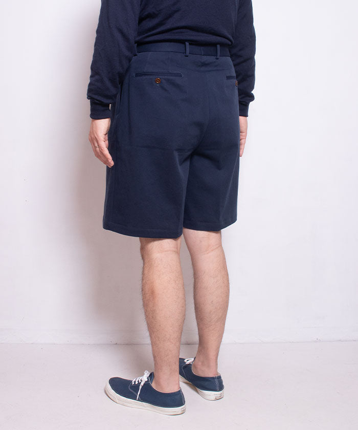 【NEAT】2024SS THREE TIMES NIDOM NEAT CHINO SHORTS - NAVY / ニート スリータイムズ ニドム ニートチノショーツ