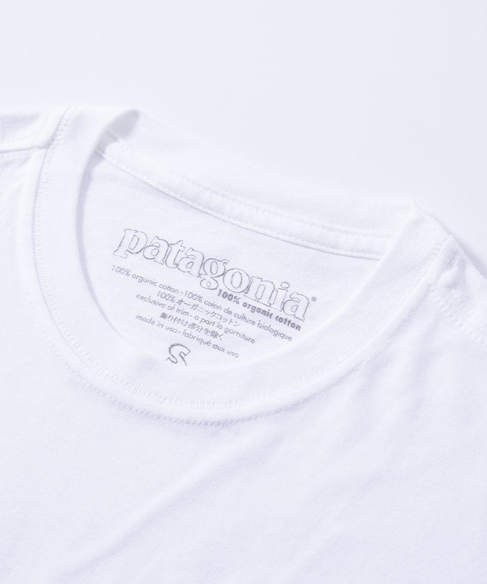 DEADSTOCK PATAGONIA PLANE TEE MADE IN USA - WHITE / デッドストック パタゴニア アメリカ製 プレーンTシャツ