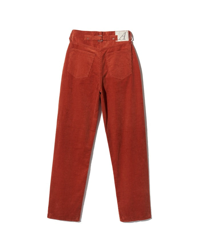 【ANATOMICA】314 JAYNE ZERO CORDUROY - BRICK / アナトミカ 314ジェーンゼロ レディース コーデュロイパンツ