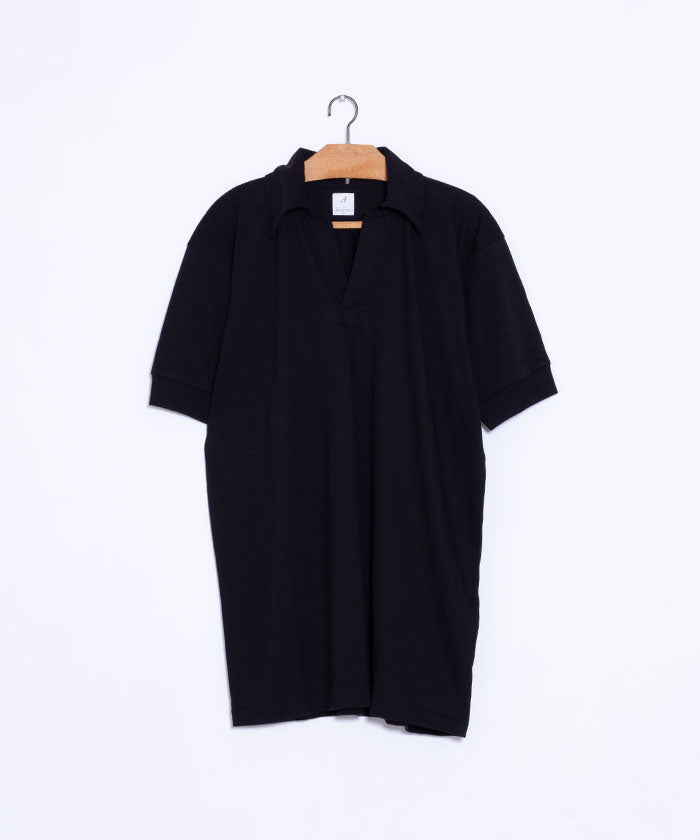 【ANATOMICA】SKIPPER POLO / アナトミカ スキッパーポロ 2024SS ブラック