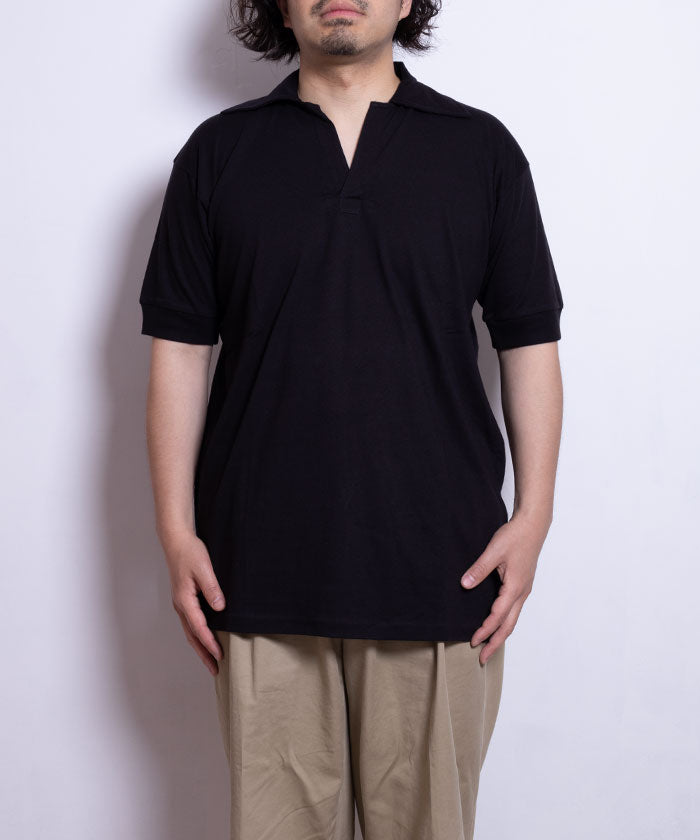 【ANATOMICA】SKIPPER POLO / アナトミカ スキッパーポロ 2024SS ブラック