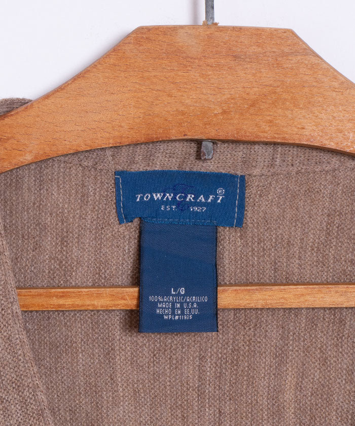 1980’s TOWNCRAFT ACRYLIC CARDIGAN MADE IN USA / アメリカ製 タウンクラフト アクリルカーディガン ビンテージ