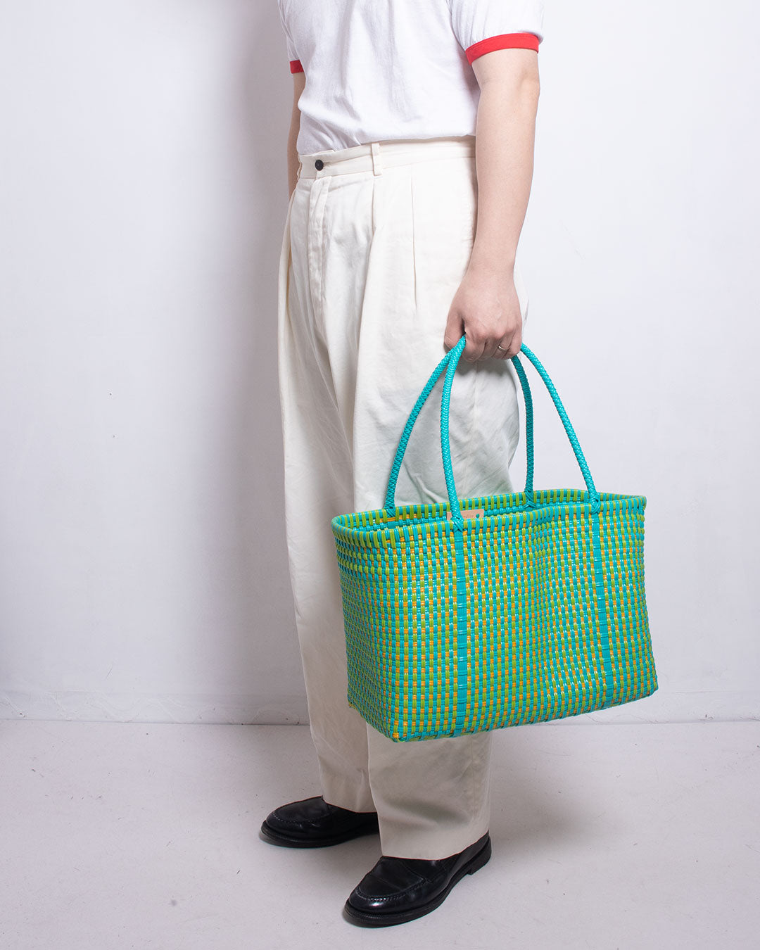 【Diminutivo】TSUKIJI TOTES GINGHAM CHECK / ディミヌティーボ メルカドバッグ 2024SS