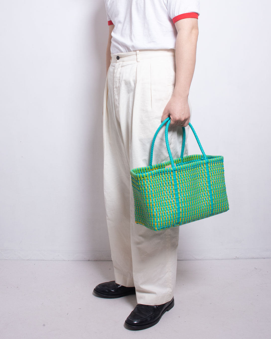 【Diminutivo】TSUKIJI TOTES GINGHAM CHECK / ディミヌティーボ メルカドバッグ 2024SS