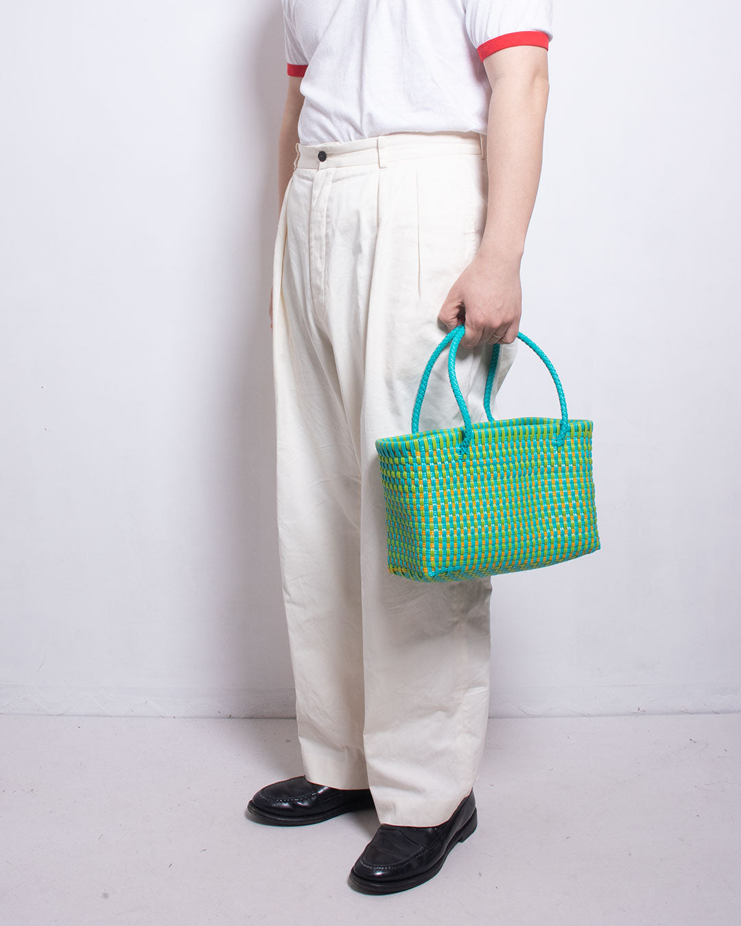 【Diminutivo】TSUKIJI TOTES GINGHAM CHECK / ディミヌティーボ メルカドバッグ 2024SS