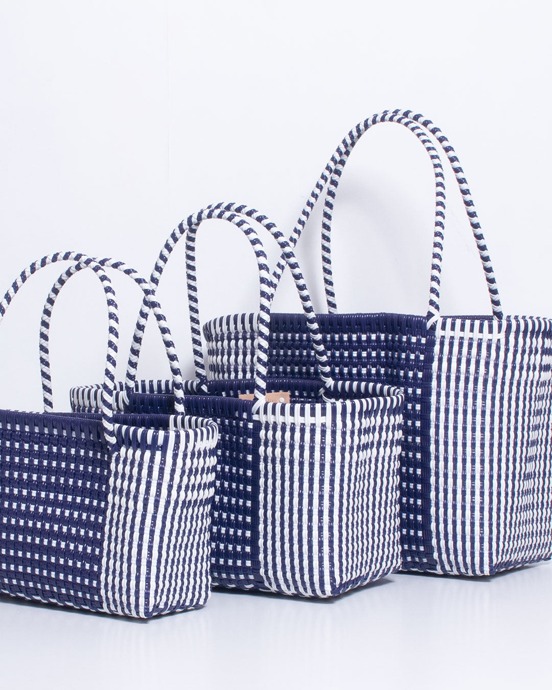 【Diminutivo】TSUKIJI TOTES DOT & STRIPES / ディミヌティーボ メルカドバッグ 2024SS