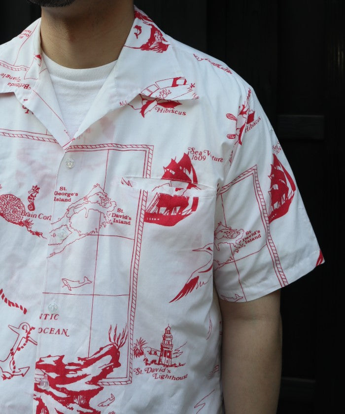 1980's CAPITAL HAWAIIAN SHIRT - A'r139 Kamakura