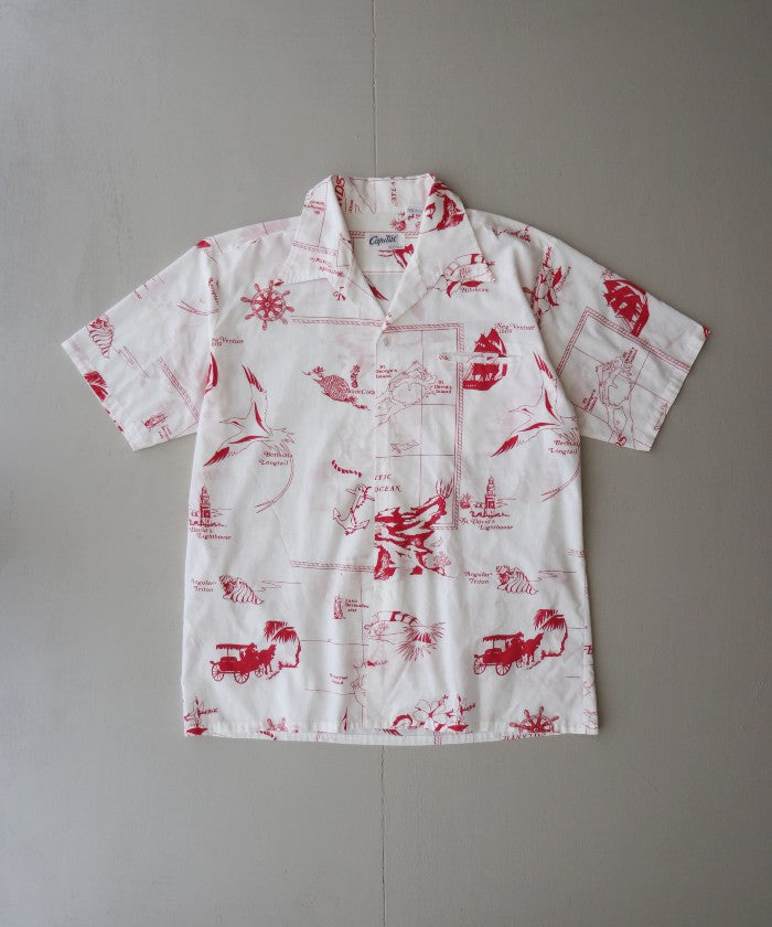 1980's CAPITAL HAWAIIAN SHIRT - A'r139 Kamakura