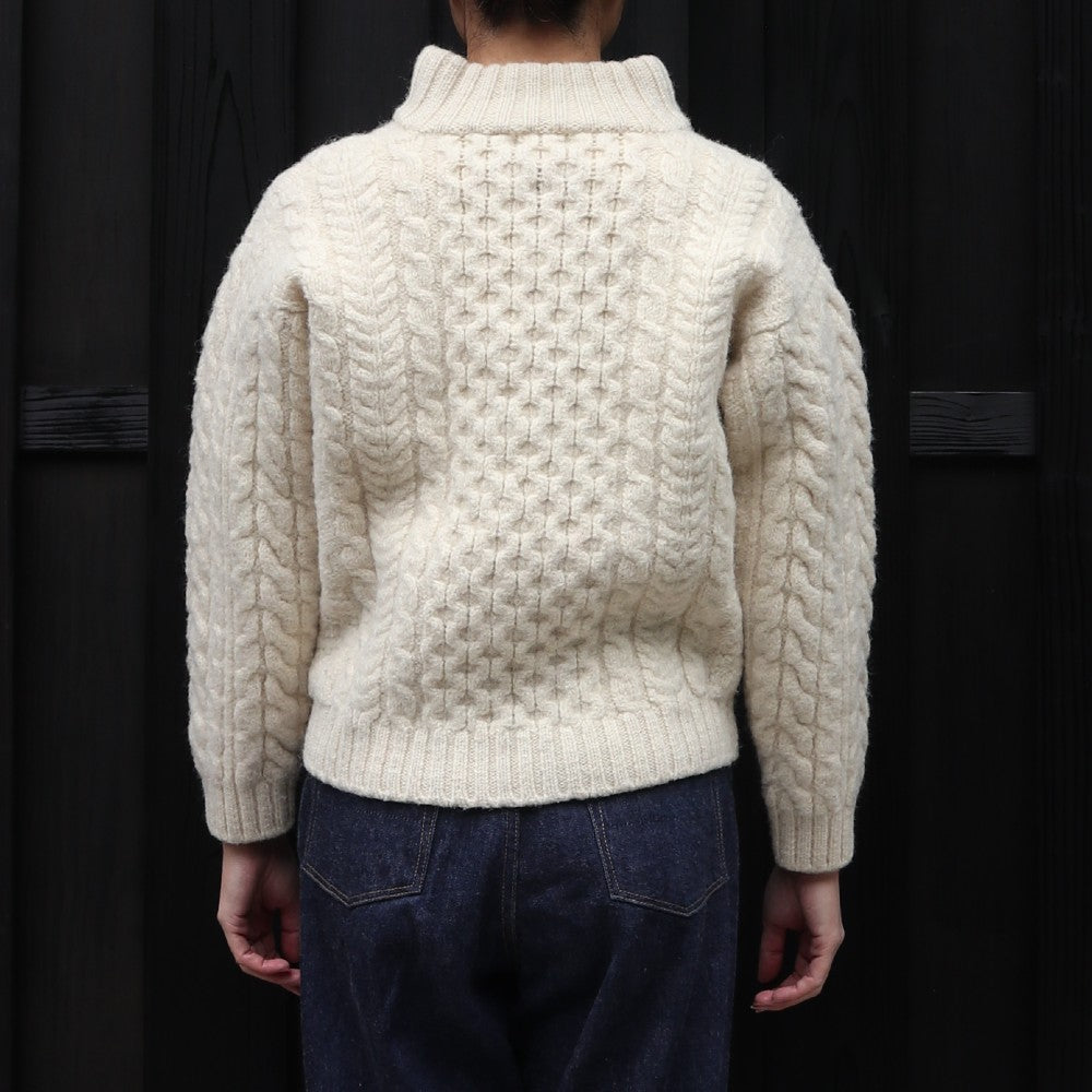 1990’s L.L.Bean ARAN SWEATER（ビンテージ エルエルビーン アランニットセーター）