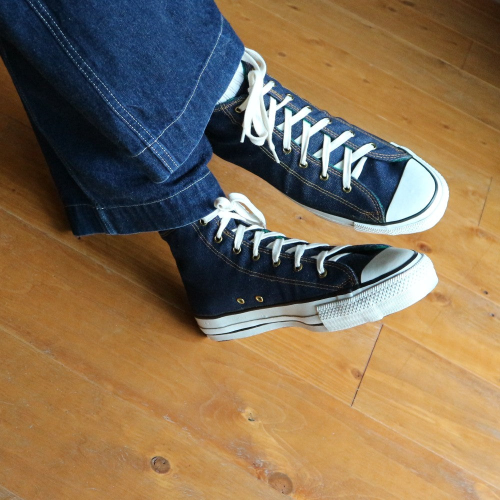 1980’s CONVERSE ALLSTAR DENIM DEADSTOCK - GREEN - A'r139 Kamakura