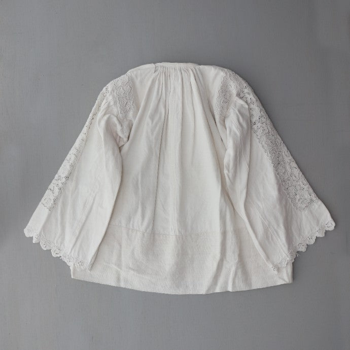 ANTIQUE ROMANIAN LINEN BLOUSE（アンティーク ルーマニアン リネン ブラウス）