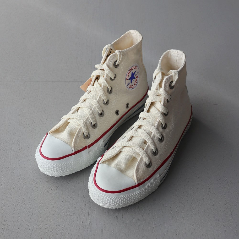 1980’s CONVERSE ALLSTAR HICUT SNEAKER DEADSTOCK - NATURAL / アメリカ製 コンバースオールスター ハイカット 銀箱