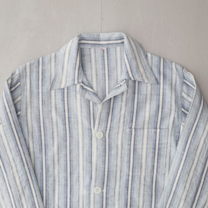 1940’s FRENCH MILITARY FLANNEL PAJAMA SHIRT DEADSTOCK（デッドストック フランス軍 フランネルパジャマシャツ）